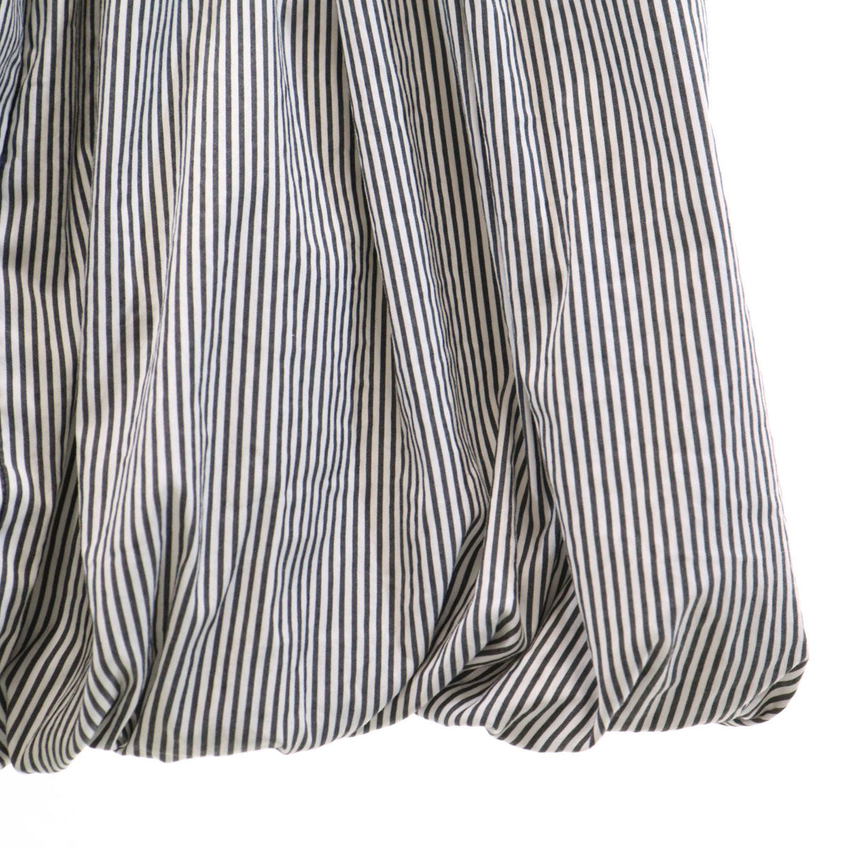 Rene basic ルネベーシック 日本製 ストライプ柄 ノースリーブ ワンピース 36 ホワイト レディース