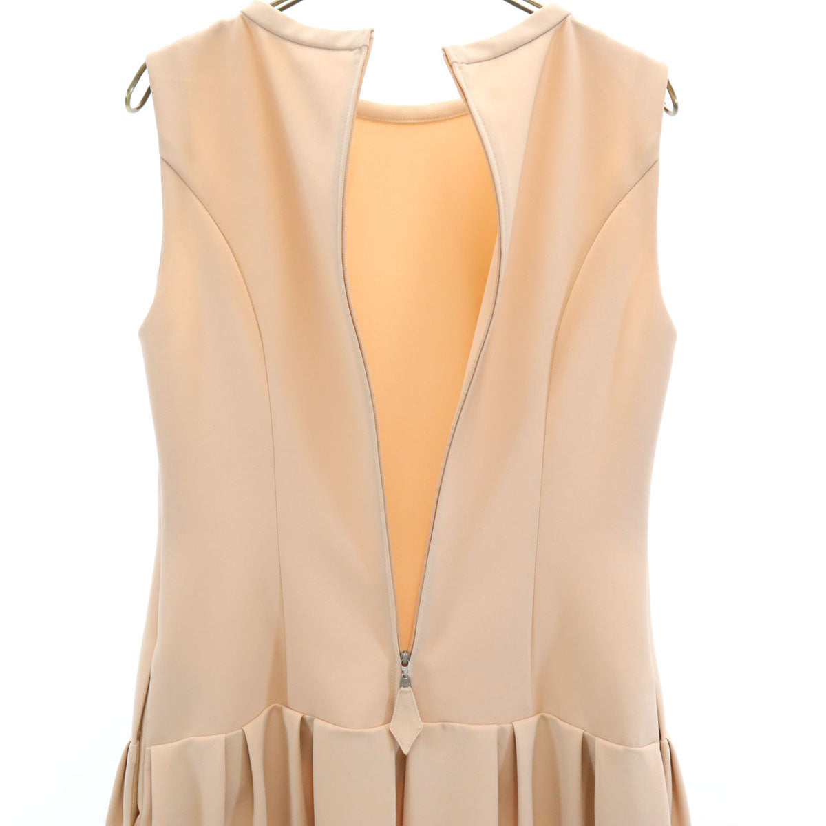 FOXEY NEW YORK フォクシーニューヨーク 日本製 ノースリーブ ミニワンピース 40 ピンク系 レディース