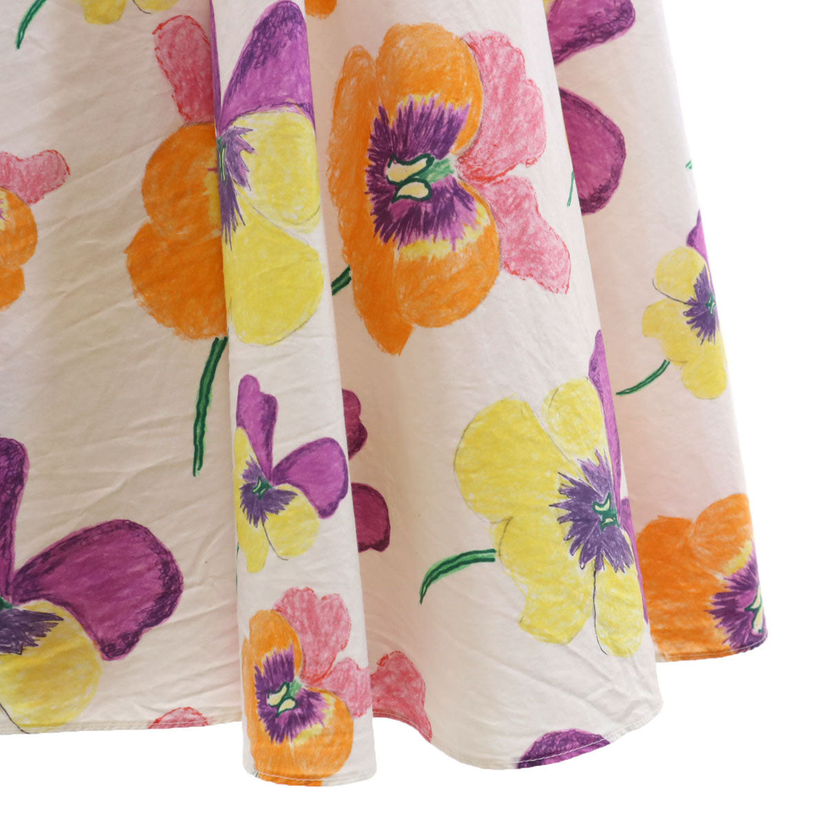 MARNI マルニ イタリア製 花柄 ノースリーブ ワンピース 38 ホワイト レディース