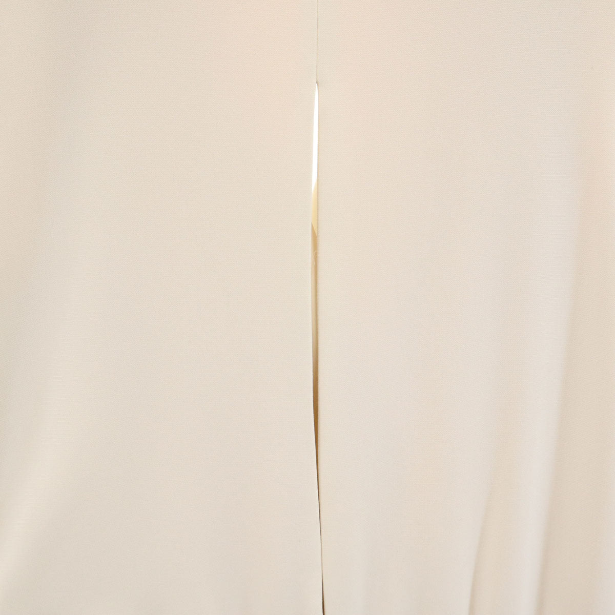 CELINE セリーヌ フランス製 カシクール ロング ベスト 38 アイボリー レディース