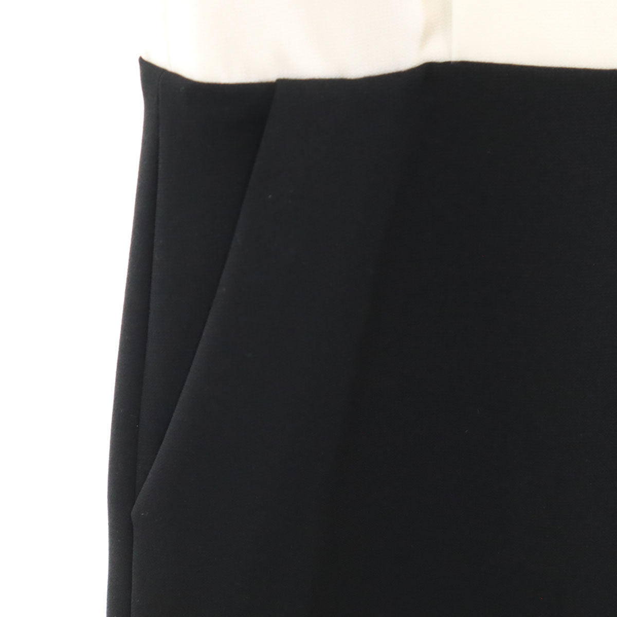 CELINE セリーヌ フランス製 カシクール ロング ベスト 38 アイボリー レディース