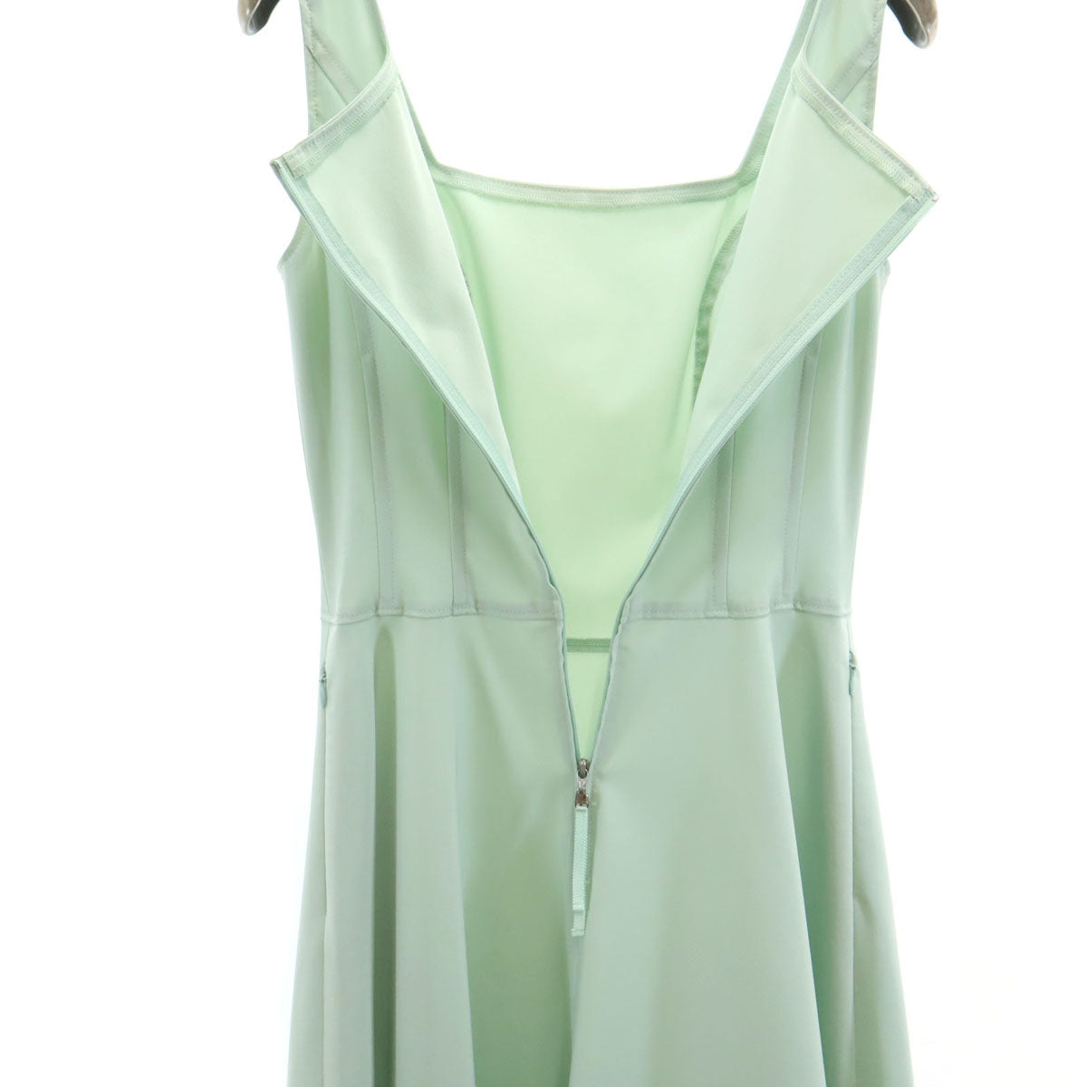 FOXEY NEW YORK フォクシーニューヨーク 日本製 ノースリーブ ワンピース 38 ミント系 レディース