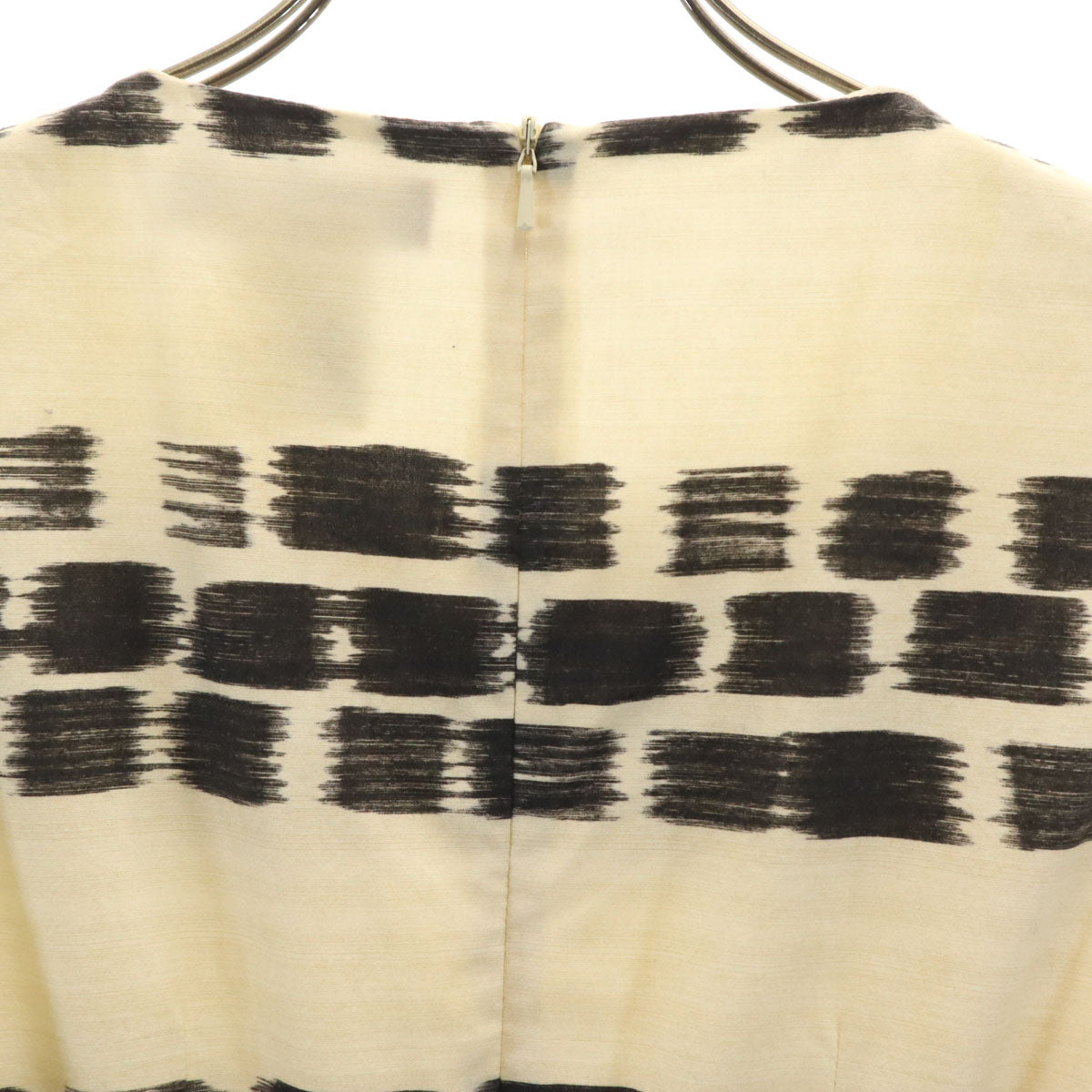 MAX MARA マックスマーラ 総柄 ノースリーブ ワンピース 40 ベージュ系 レディース