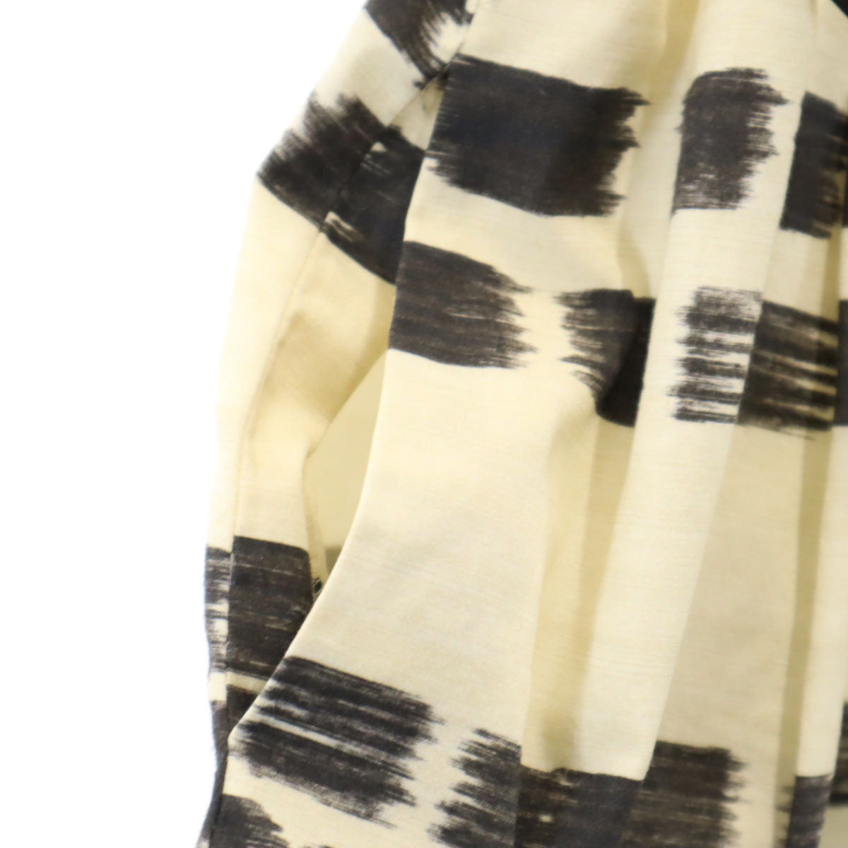 MAX MARA マックスマーラ 総柄 ノースリーブ ワンピース 40 ベージュ系 レディース