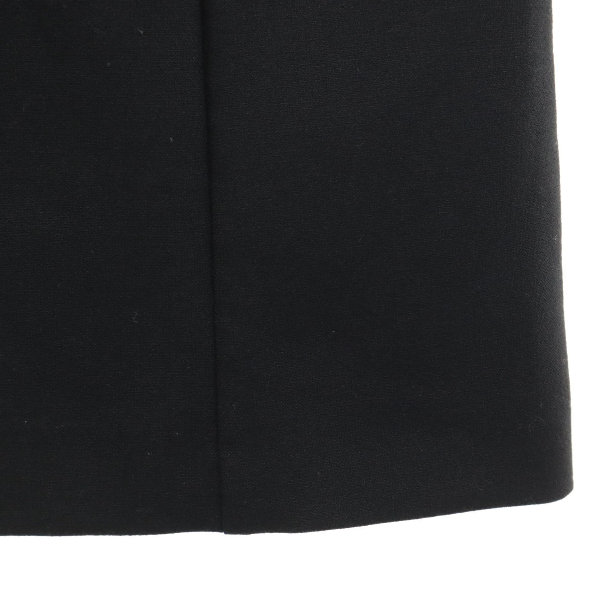 Emporio Armani エンポリオアルマーニ イタリア製 ウールブレンド ノースリーブ ワンピース 36 黒 レディース