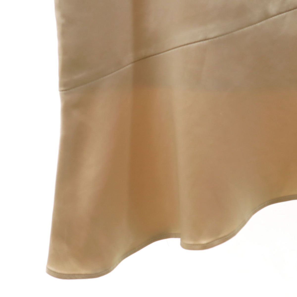 4℃ ヨンドシー 日本製 ノースリーブ ワンピース M ベージュ レディース