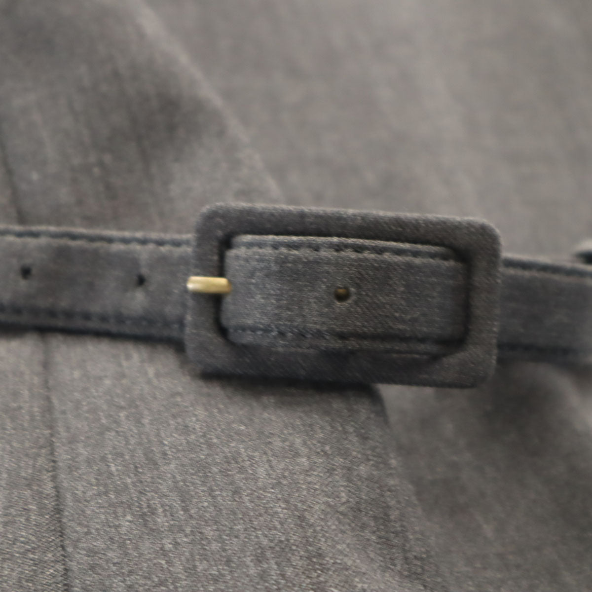 RALPH LAUREN ラルフローレン 未使用 ウールブレンド フレンチスリーブ ワンピース 11 グレー タグ付き レディース