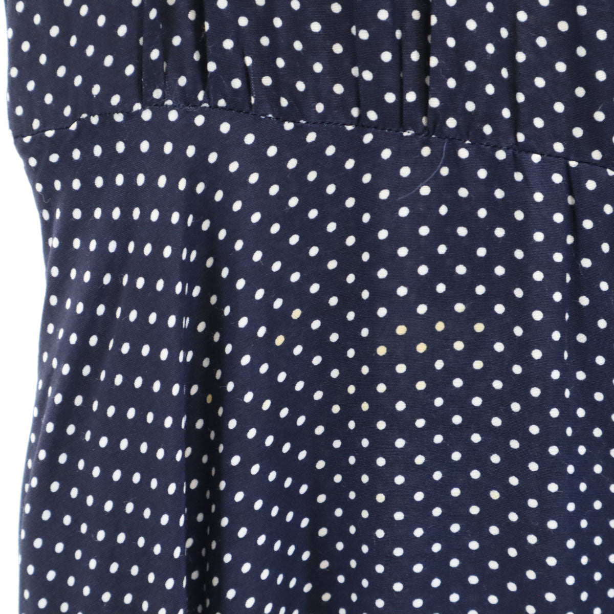 Brooks Brothers ブルックスブラザーズ 90s オールド ドット柄 ノースリーブ ワンピース 6 ネイビー 水玉 レディース