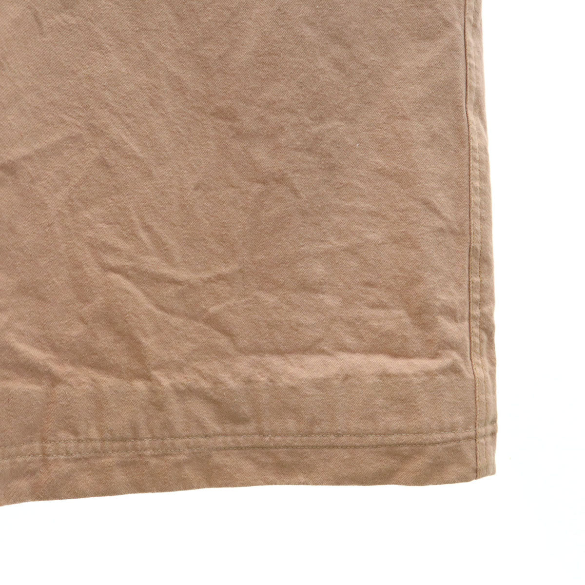 PINK HOUSE ピンクハウス ノースリーブ デニム ジャンパースカート サーモンピンク ワンピース レディース