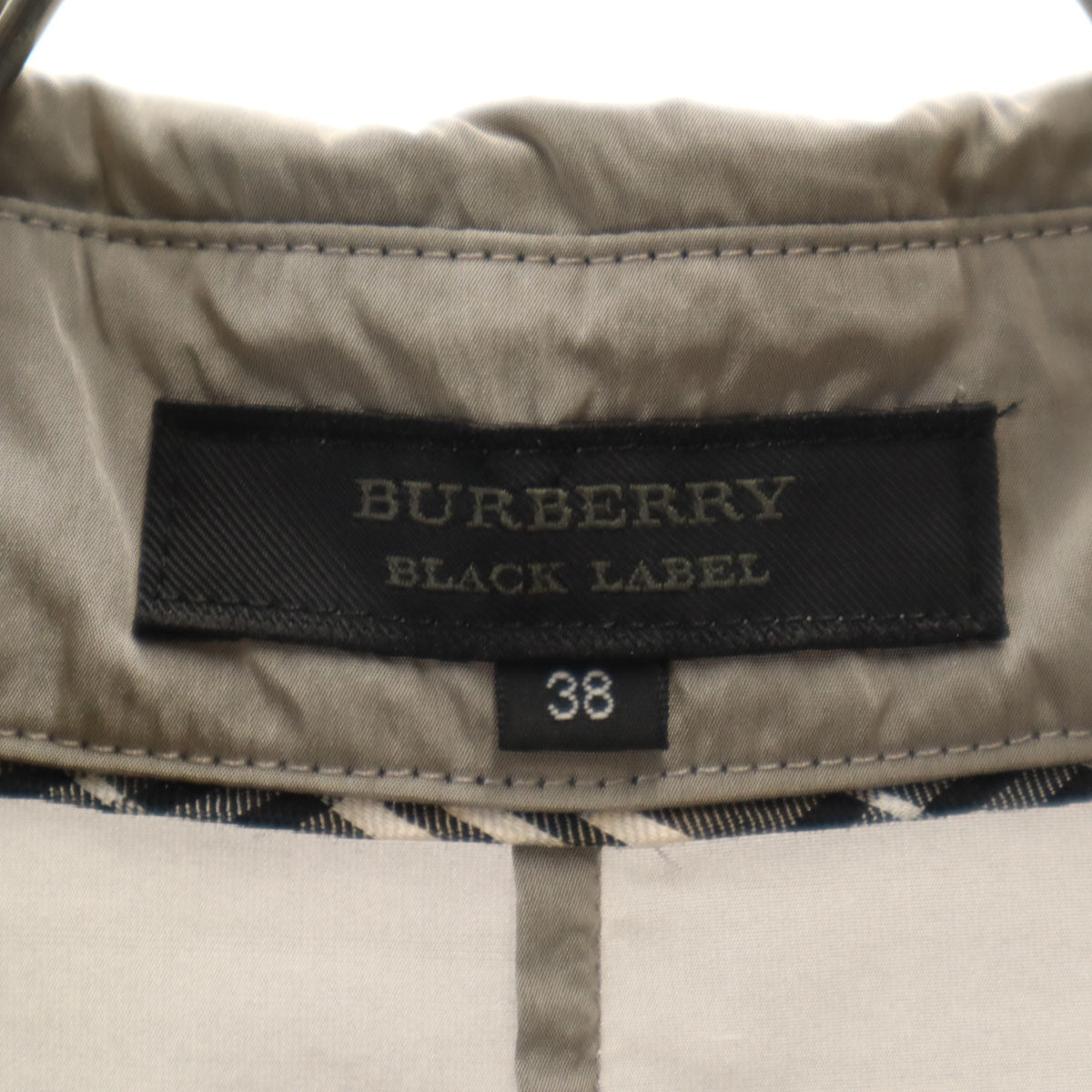 BURBERRY BLACK LABEL バーバリーブラックレーベル 三陽商会 日本製 半袖 ワンピース 38 グレー系 レディース