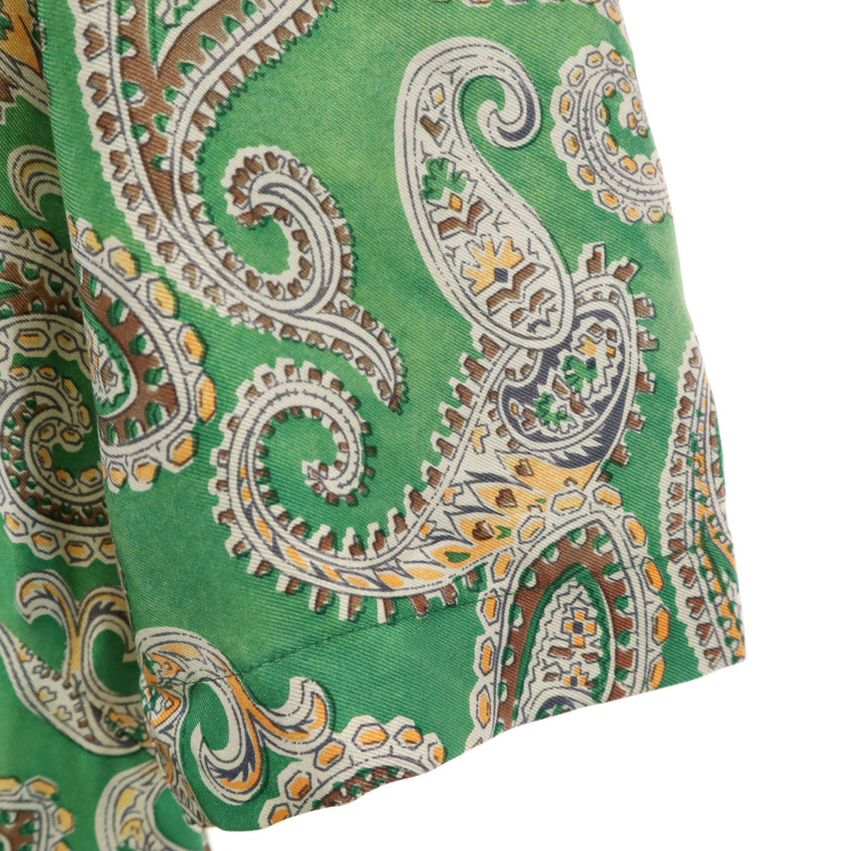 JUNYA WATANABE COMME des GARCONS ジュンヤワタナベ コムデギャルソン 2004年 シルク 半袖 ワンピース M グリーン系 レディース