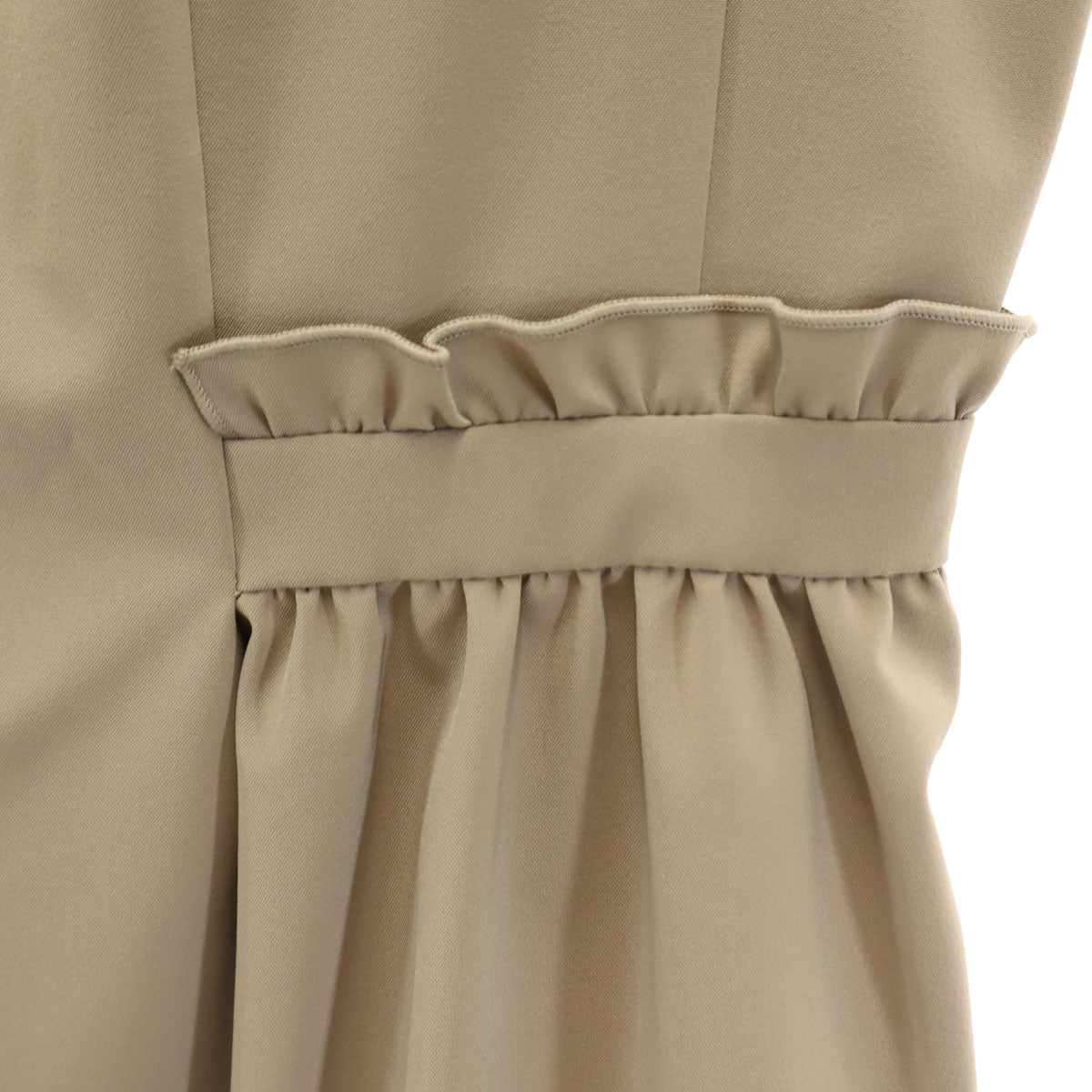 FOXEY NEW YORK フォクシーニューヨーク 日本製 ノースリーブ ミニワンピース 38 アッシュブラウン レディース