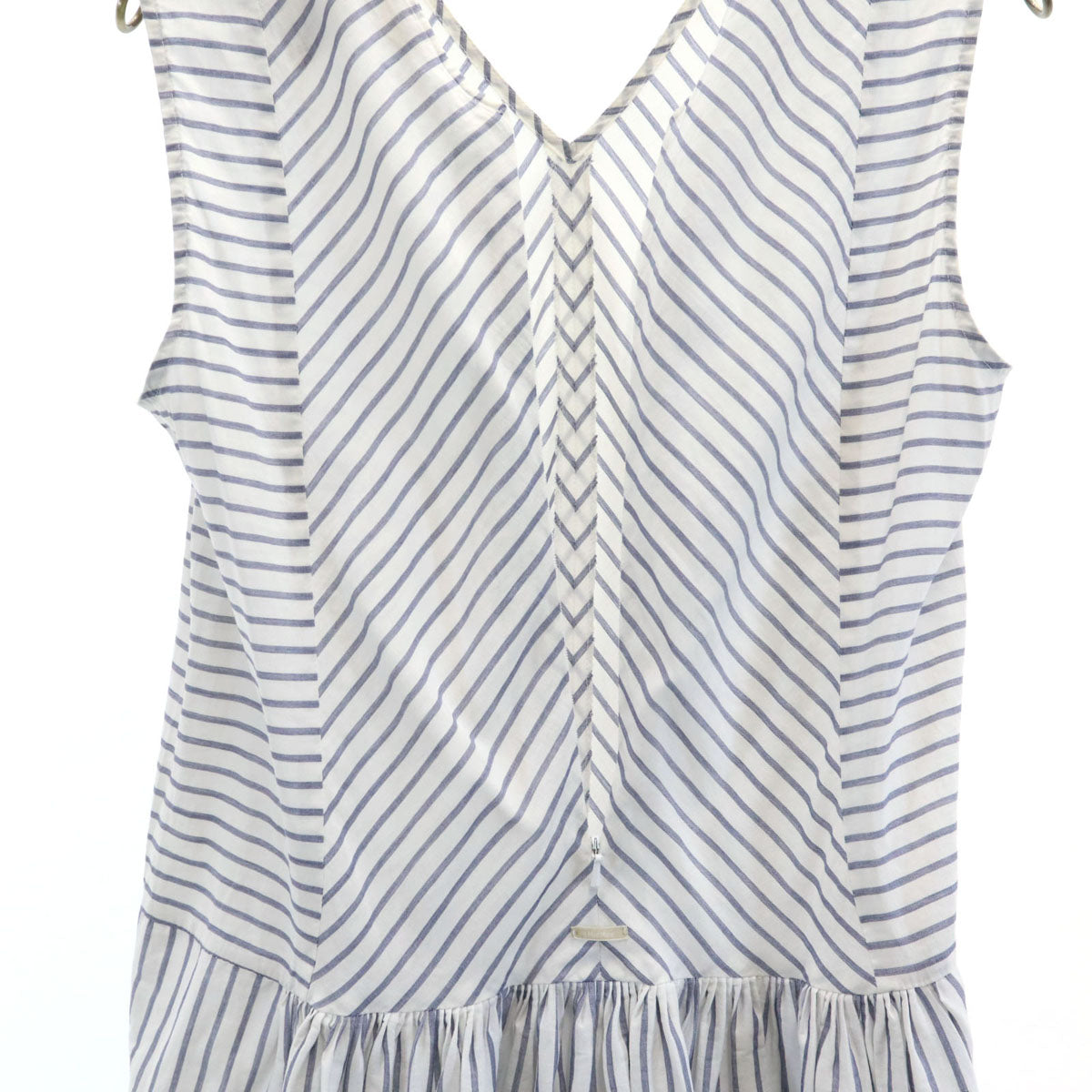 S Max Mara エスマックスマーラ リネンブレンド ノースリーブ ワンピース 40 白系 レディース