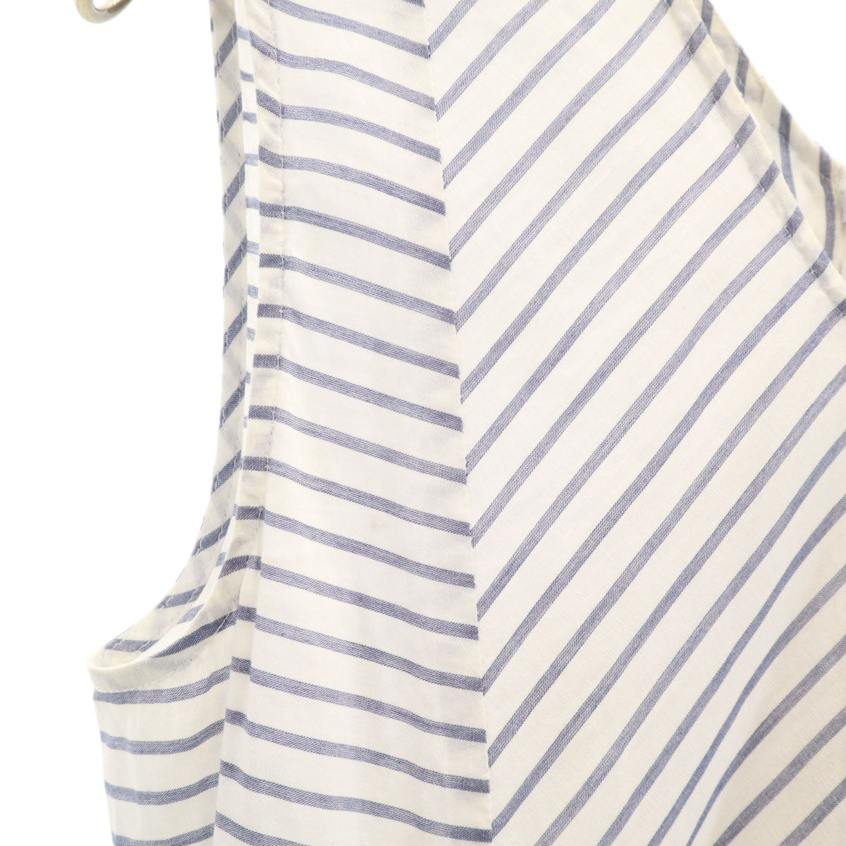 S Max Mara エスマックスマーラ リネンブレンド ノースリーブ ワンピース 40 白系 レディース