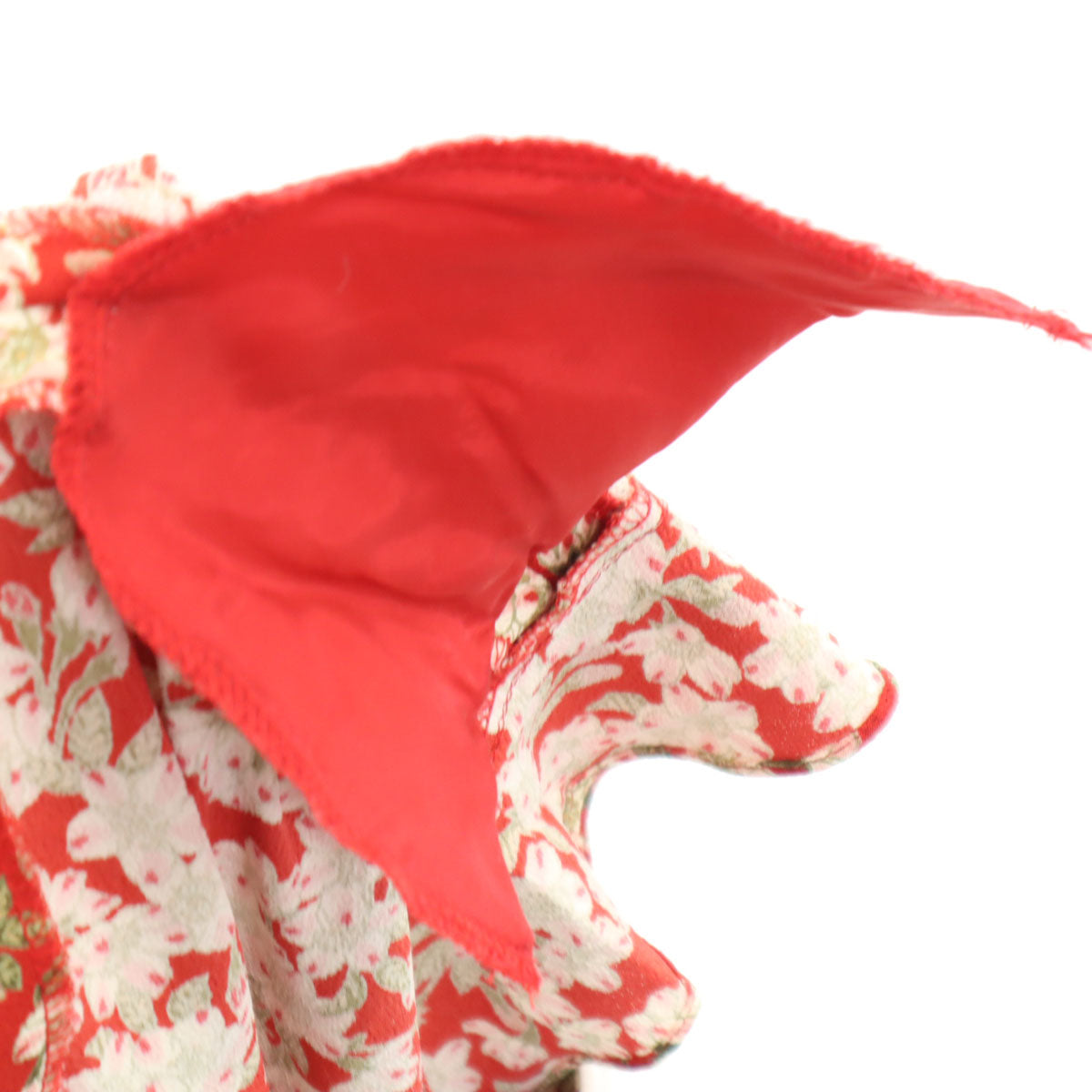 ピンクハウス花柄半袖ワンピース PINK HOUSE ピンクハウス 花柄 半袖 ワンピース レッド