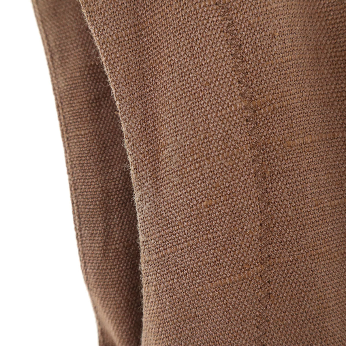 DOLCE&GABBANA ドルチェアンドガッバーナ イタリア製 シルク フレンチスリーブ リネンライク ワンピース 40 ブラウン系 レディース