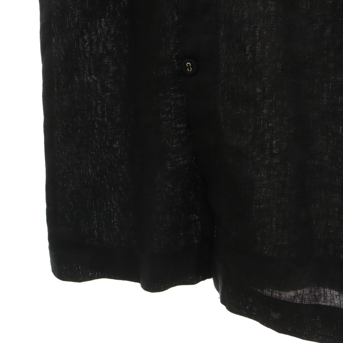 fog linen work フォグリネンワーク リネン ジャンパースカート ブラック ワンピース レディース