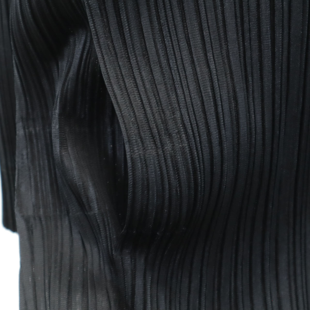 PLEATS PLEASE プリーツプリーズ 日本製 長袖 プリーツ ロング カーディガン 2 ブラック イッセイミヤケ レディース