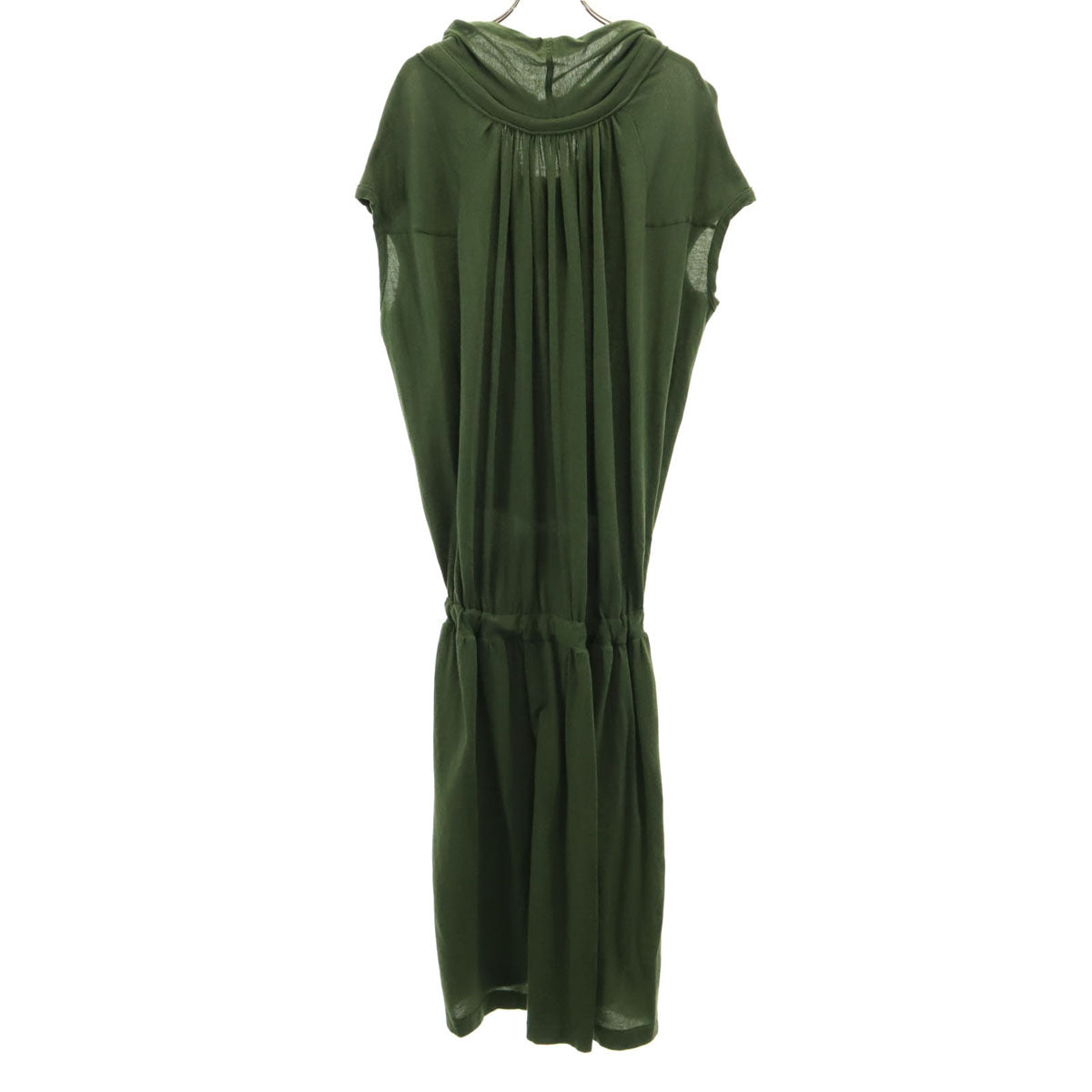 Y's ワイズ 日本製 半袖 ワンピース 2 カーキ ヨウジヤマモト レディース