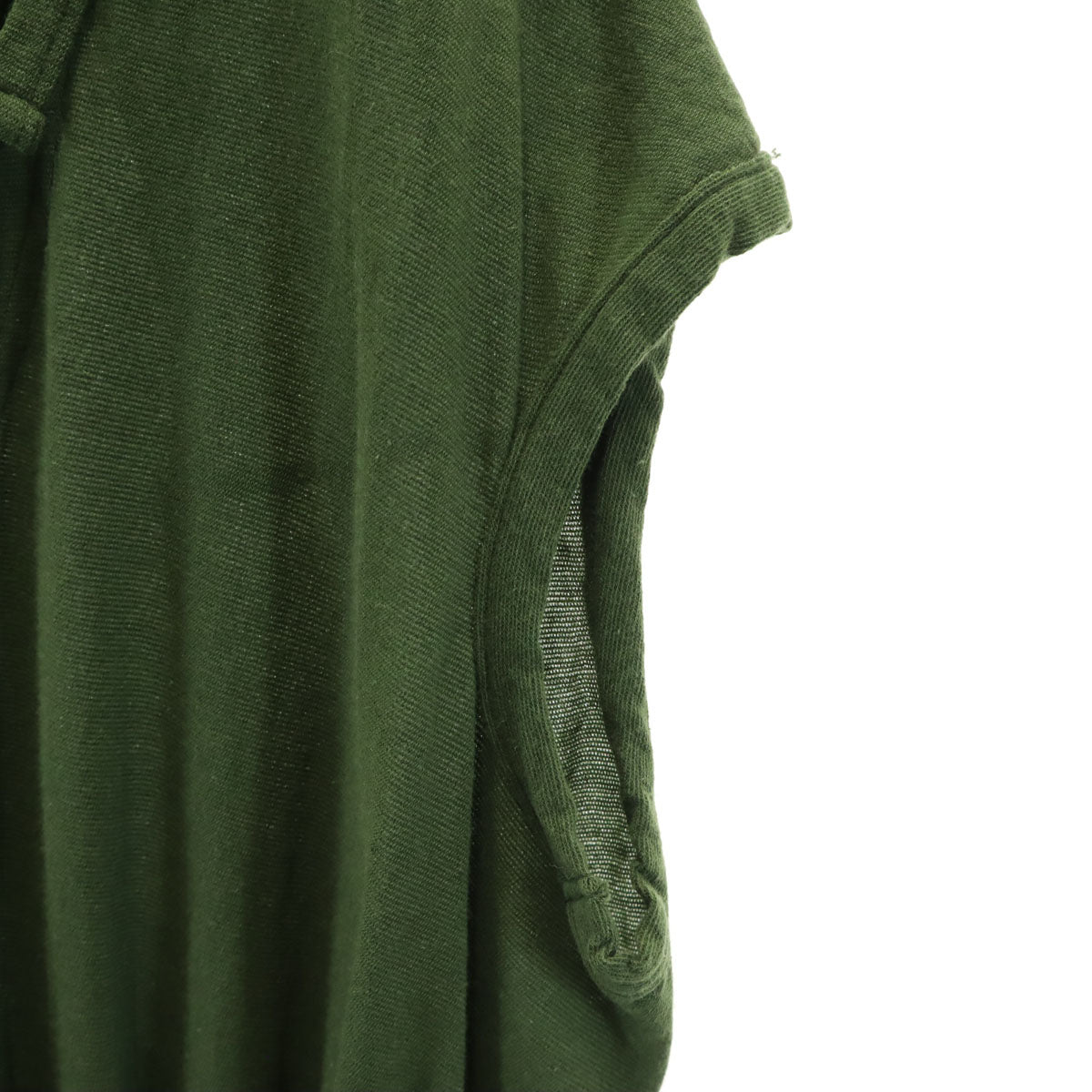 Y's ワイズ 日本製 半袖 ワンピース 2 カーキ ヨウジヤマモト レディース