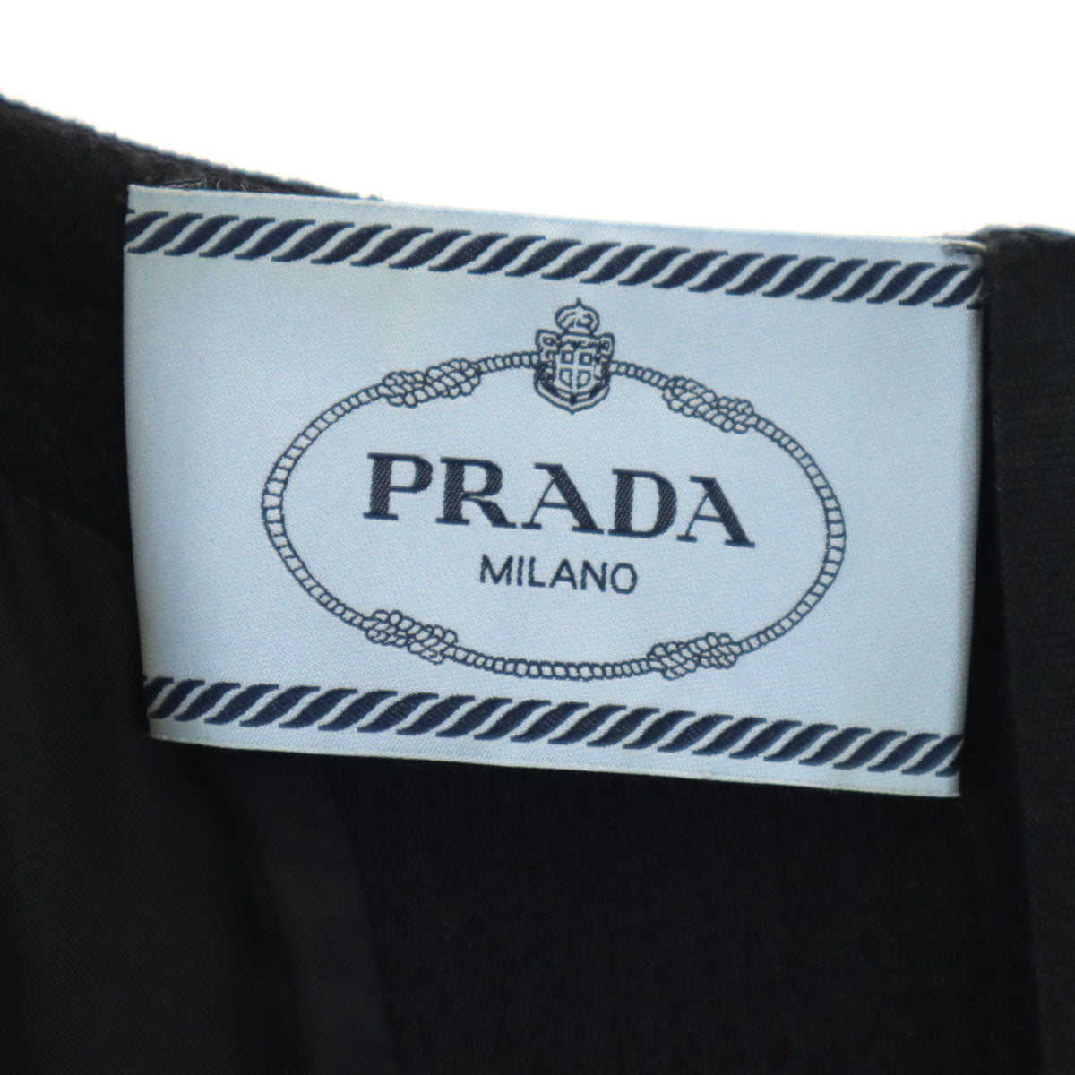 PRADA プラダ イタリア製 半袖 ワンピース 38 ブラック レディース