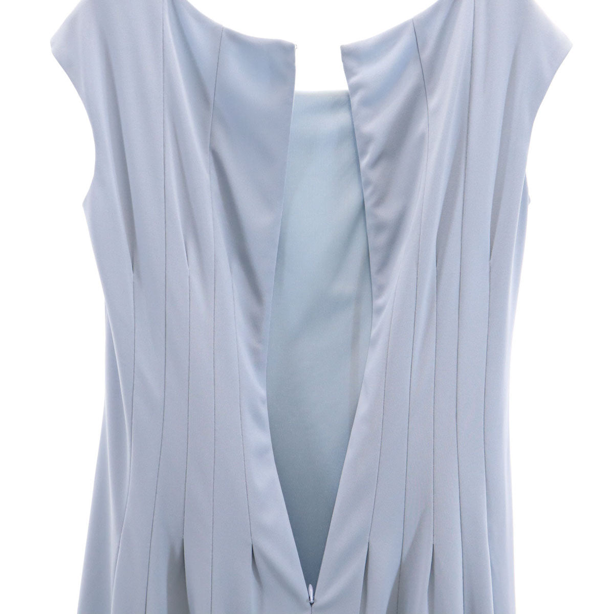 CHRISCELIN クリスセリーン 日本製 フレンチスリーブ ワンピース 38 水色 レディース