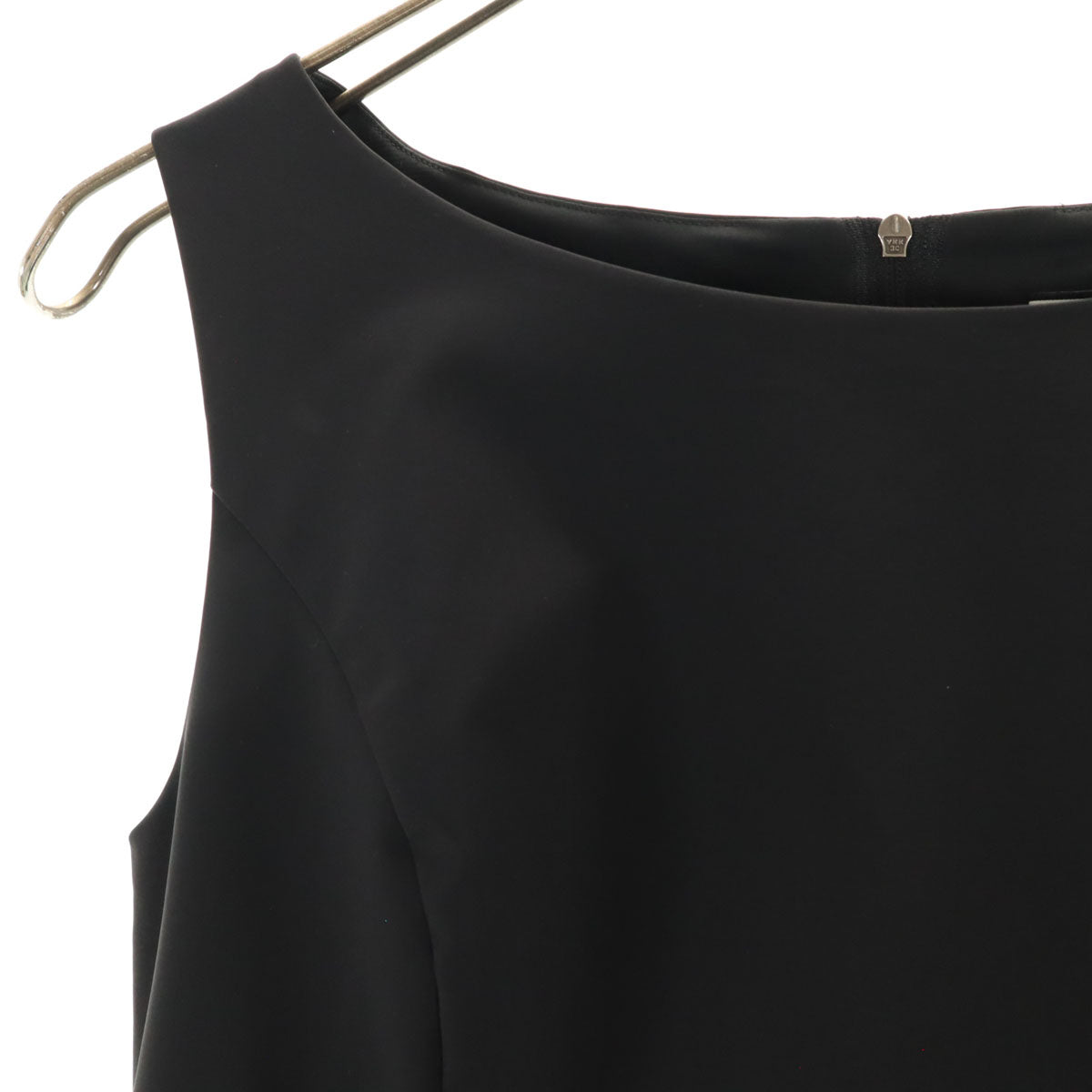 FOXEY NEW YORK フォクシーニューヨーク 日本製 ノースリーブ ワンピース 38 ネイビー レディース