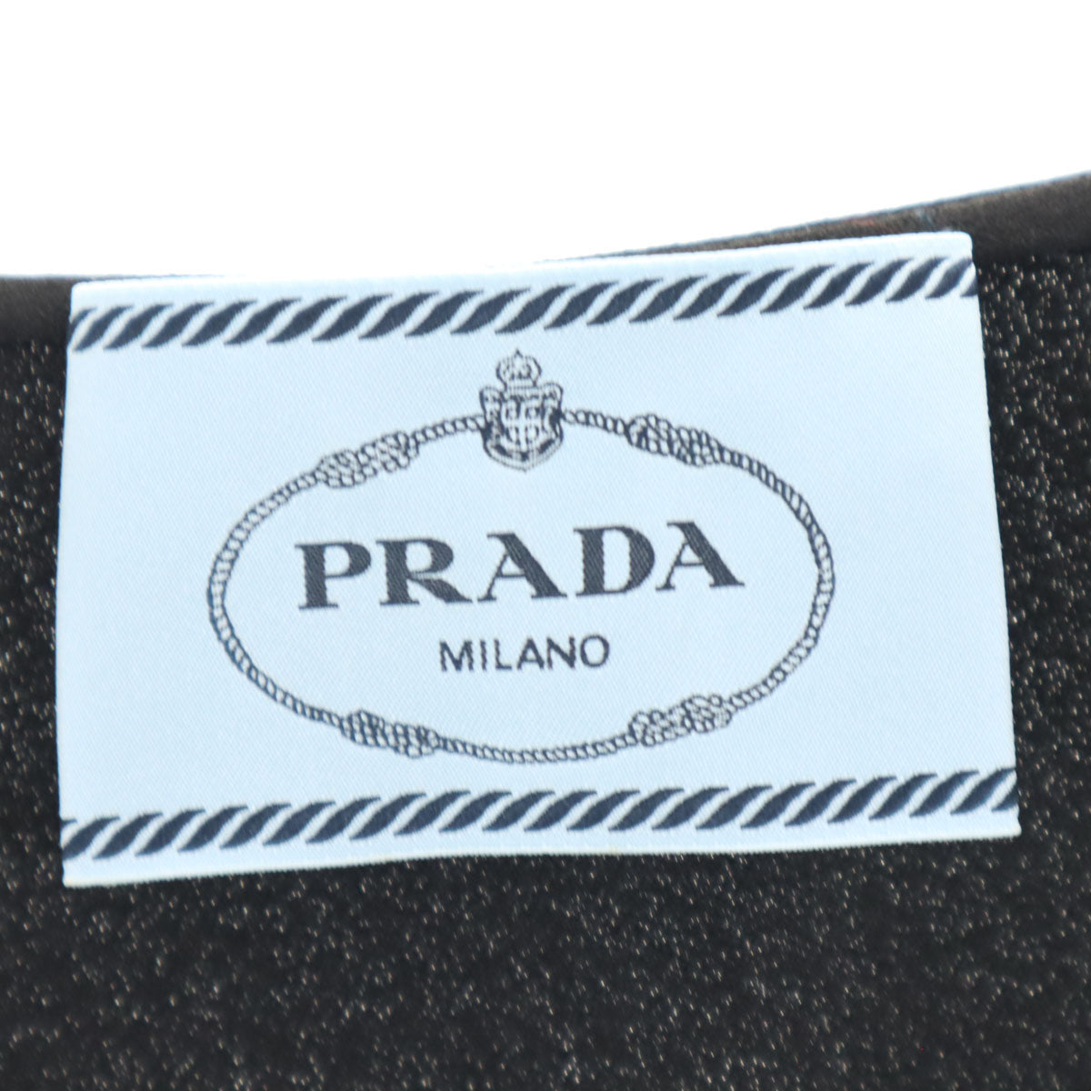 PRADA プラダ イタリア製 ノースリーブ プリーツ ワンピース 40S ブラック レディース