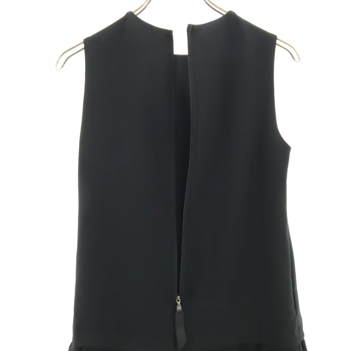 Daisy Lin デイジーリン 日本製 ノースリーブ ミニワンピース 38 ブラック フォクシー レディース