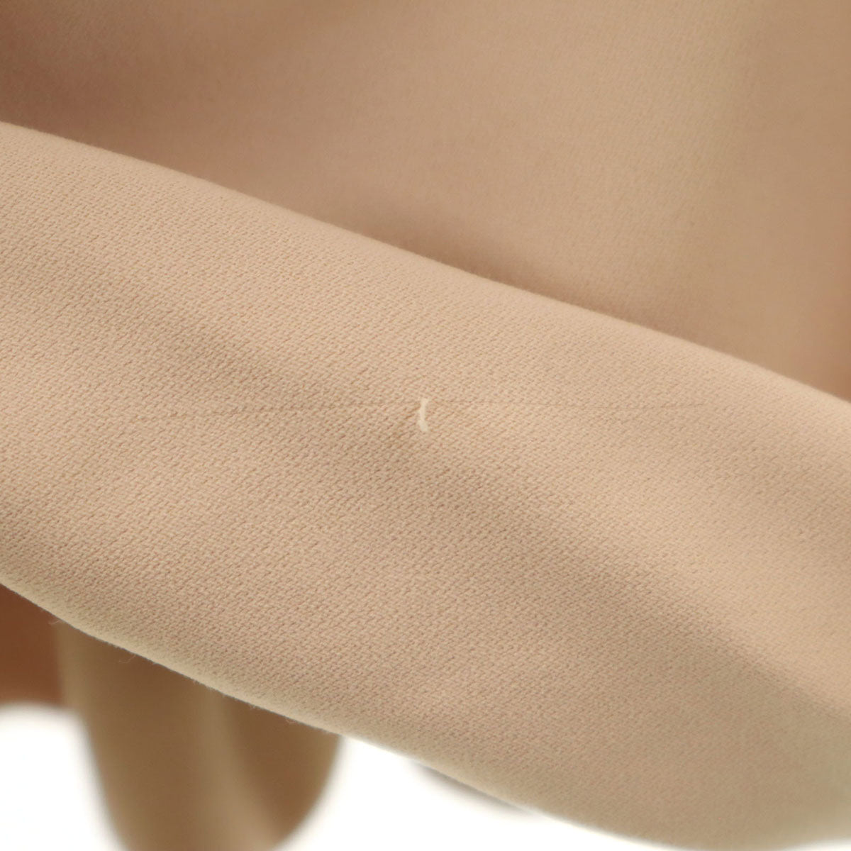 FOXEY NEW YORK フォクシーニューヨーク 日本製 ノースリーブ ミニワンピース 42 ペールオレンジ レディース