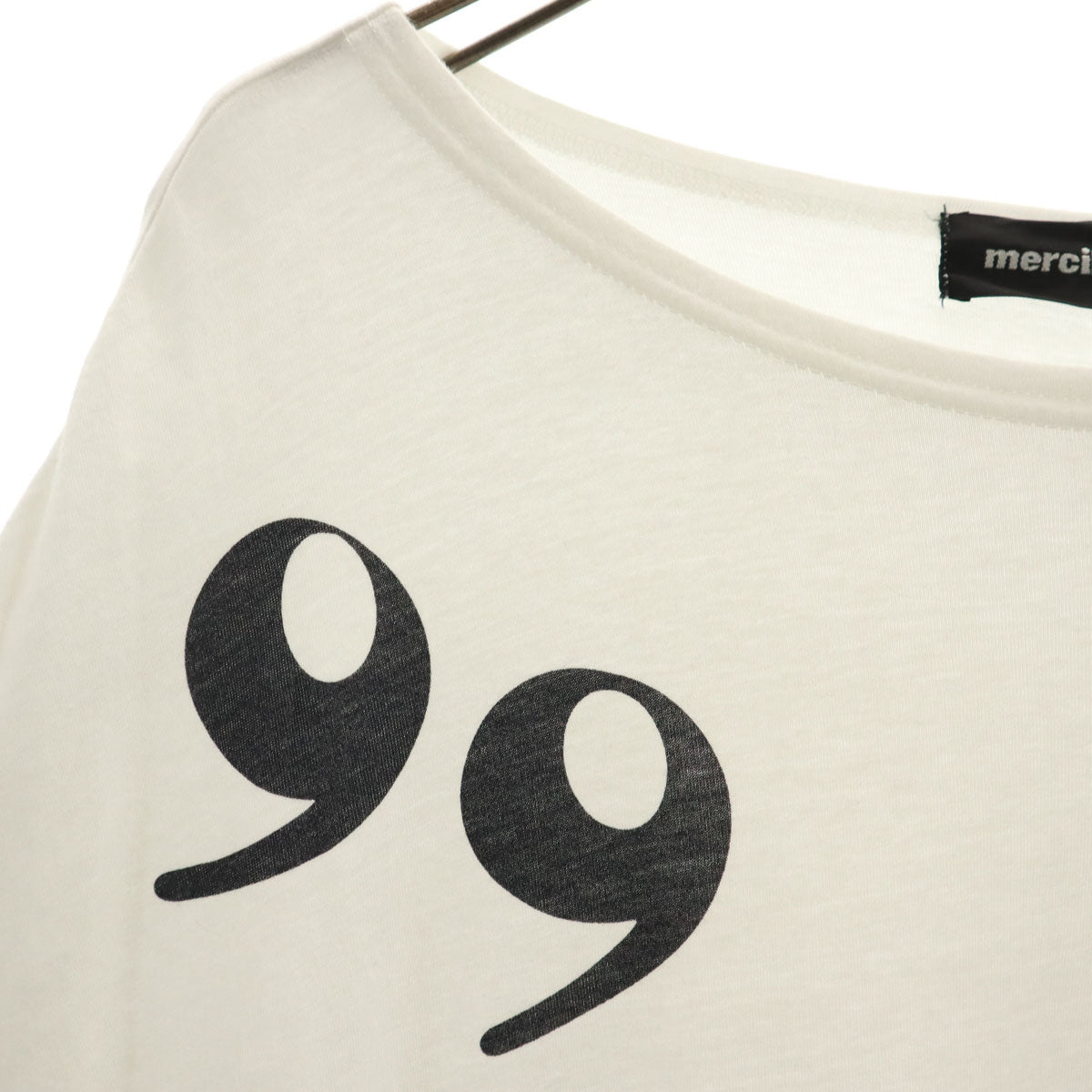 mercibeaucoup. メルシーボークー 半袖 ワンピース 1 ホワイト系 Tシャツ レディース