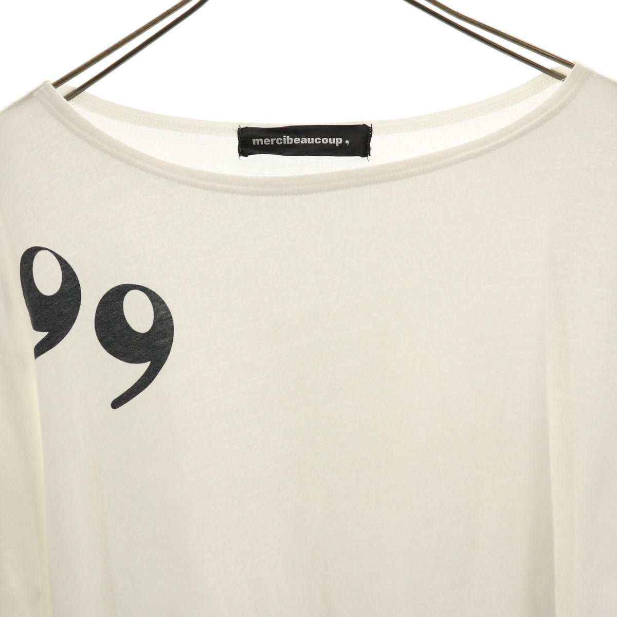 mercibeaucoup. メルシーボークー 半袖 ワンピース 1 ホワイト系 Tシャツ レディース