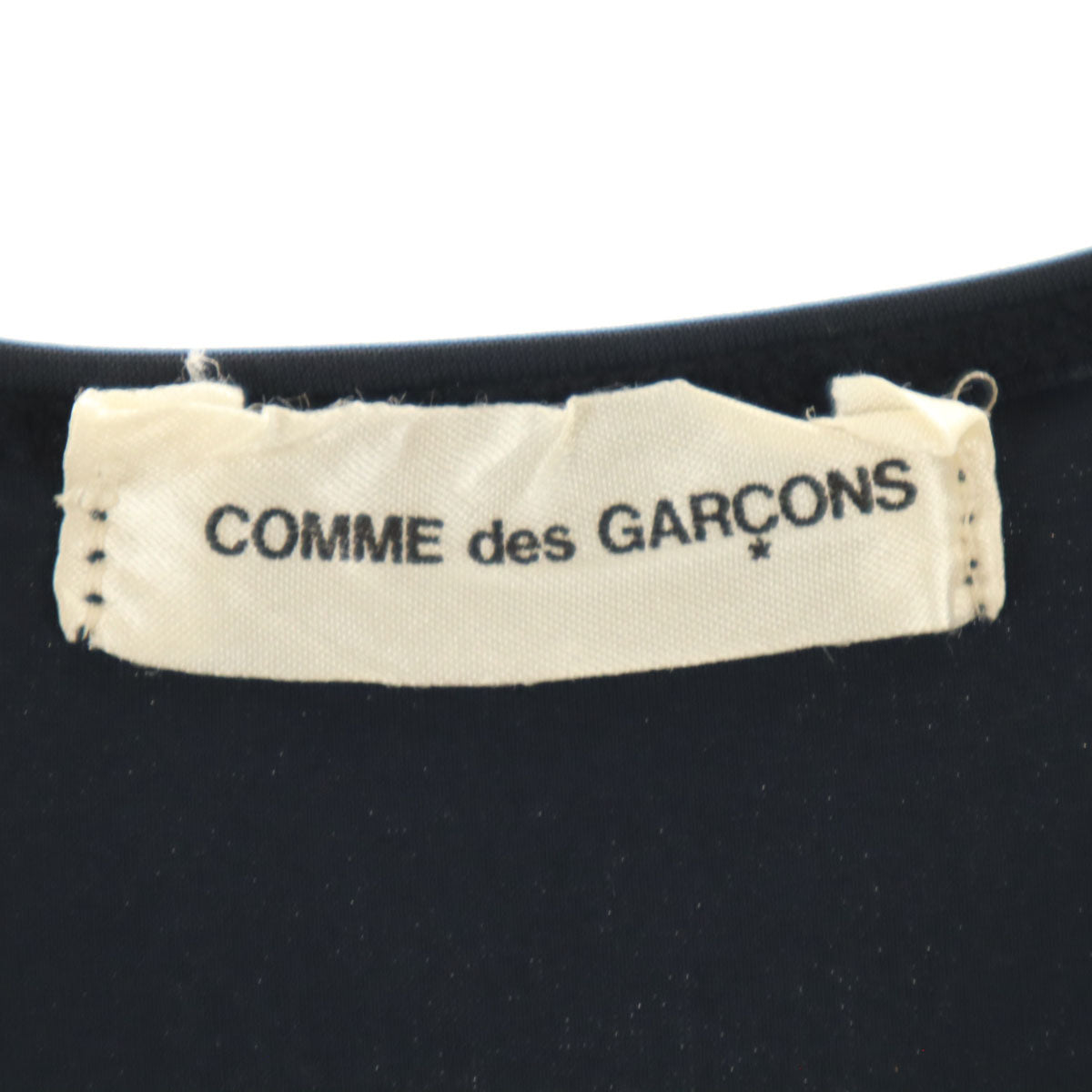 COMME des GARCONS コムデギャルソン 90s 1997年 オールド ドット ノースリーブ ストレッチ フレア ワンピース ブラック系 レディース