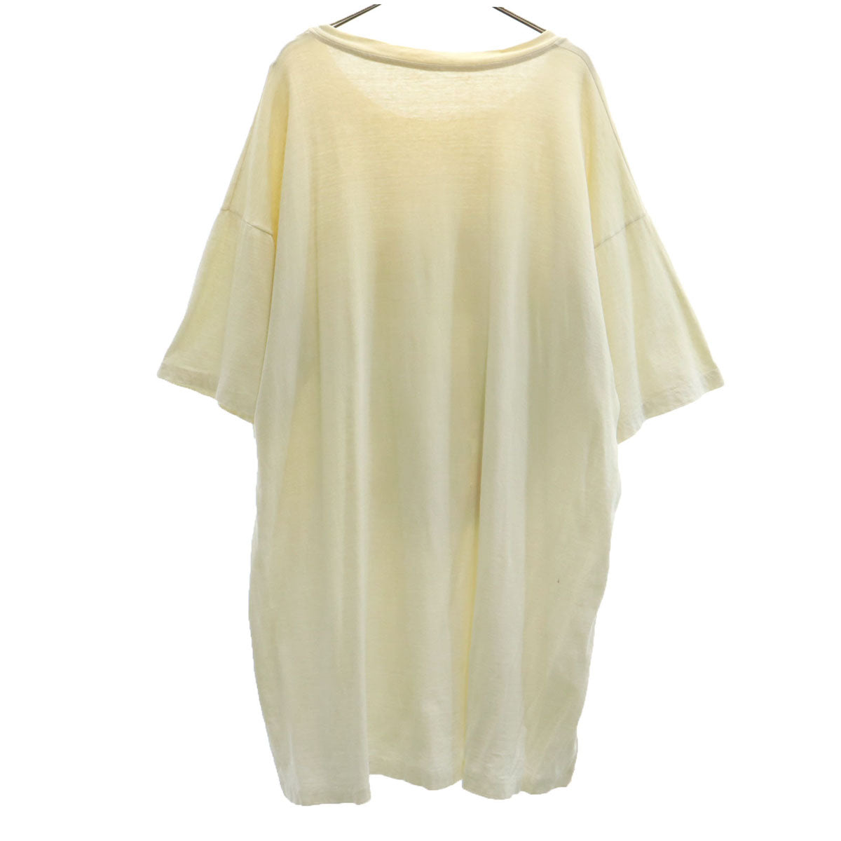 90s オールド ルーニーテューンズ ワイリー・コヨーテ 半袖 ワンピース 生成り シングルステッチ レディース