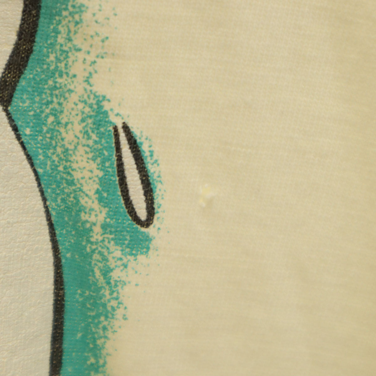 90s オールド ルーニーテューンズ ワイリー・コヨーテ 半袖 ワンピース 生成り シングルステッチ レディース