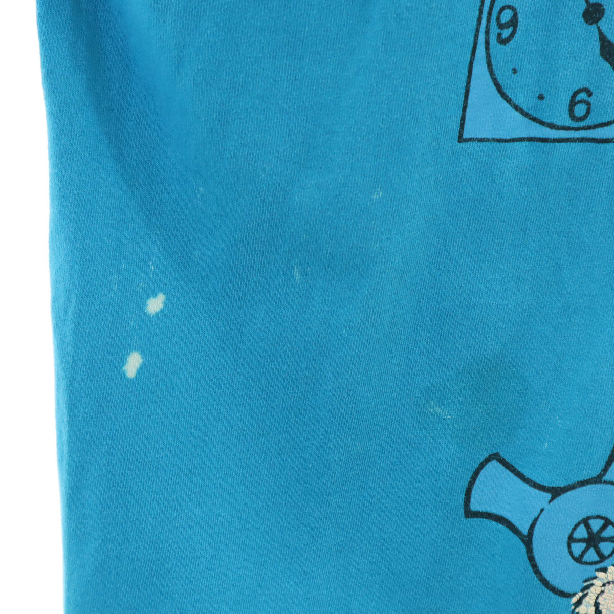 JERZEES ジャージーズ 90s USA製 オールド ラビット 半袖 ロングワンピース ONE SIZE 水色 うさぎ アニマル レディース