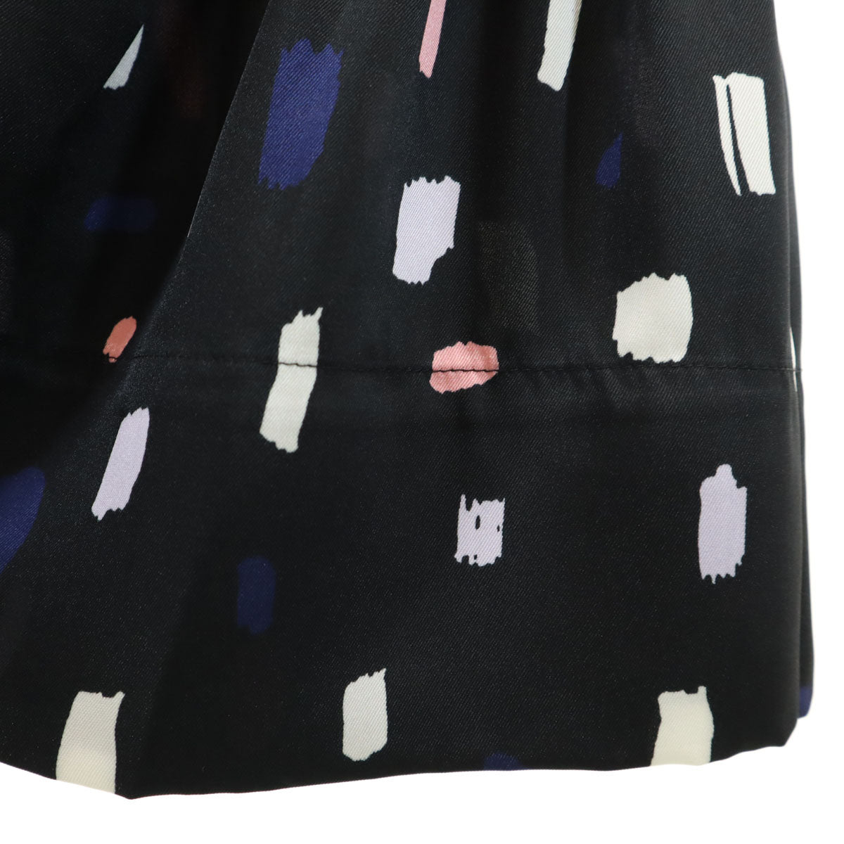 Kate Spade ケイトスペード 総柄 半袖 ワンピース S ブラック系 レディース