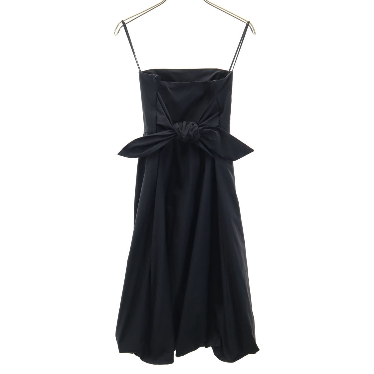 FOXEY NEW YORK フォクシーニューヨーク 日本製 キャミワンピース 40 ブラック系 レディース