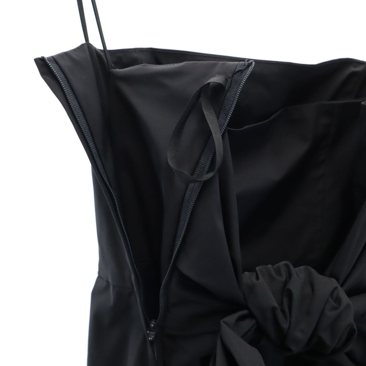 FOXEY NEW YORK フォクシーニューヨーク 日本製 キャミワンピース 40 ブラック系 レディース