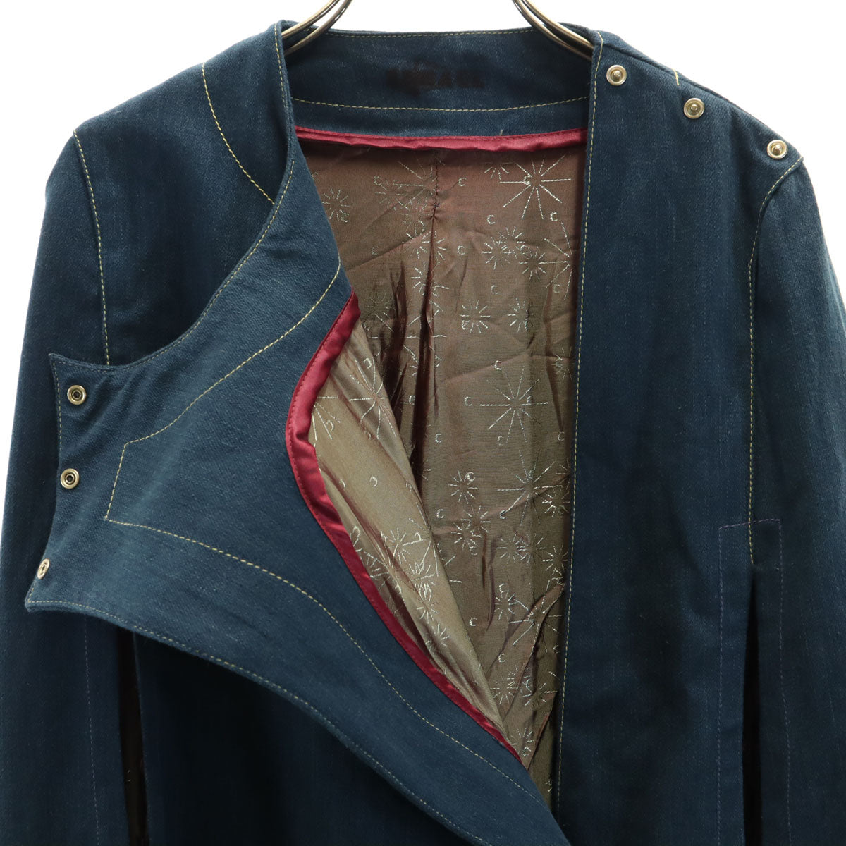 Levi's RED リーバイスレッド 80s ヴィンテージ ロング デニム ポンチョ XS ブルー系 レディース