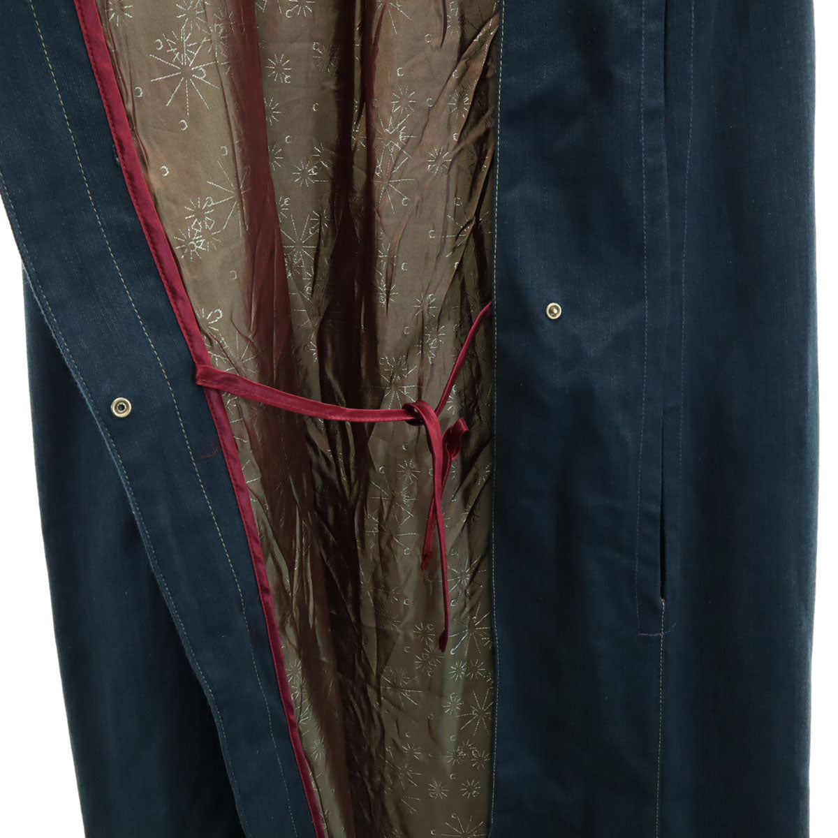 Levi's RED リーバイスレッド 80s ヴィンテージ ロング デニム ポンチョ XS ブルー系 レディース