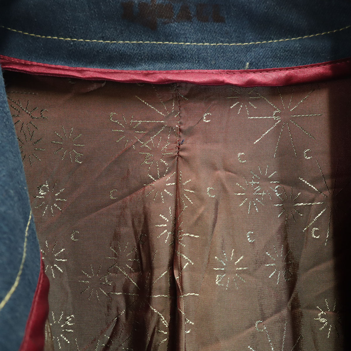 Levi's RED リーバイスレッド 80s ヴィンテージ ロング デニム ポンチョ XS ブルー系 レディース