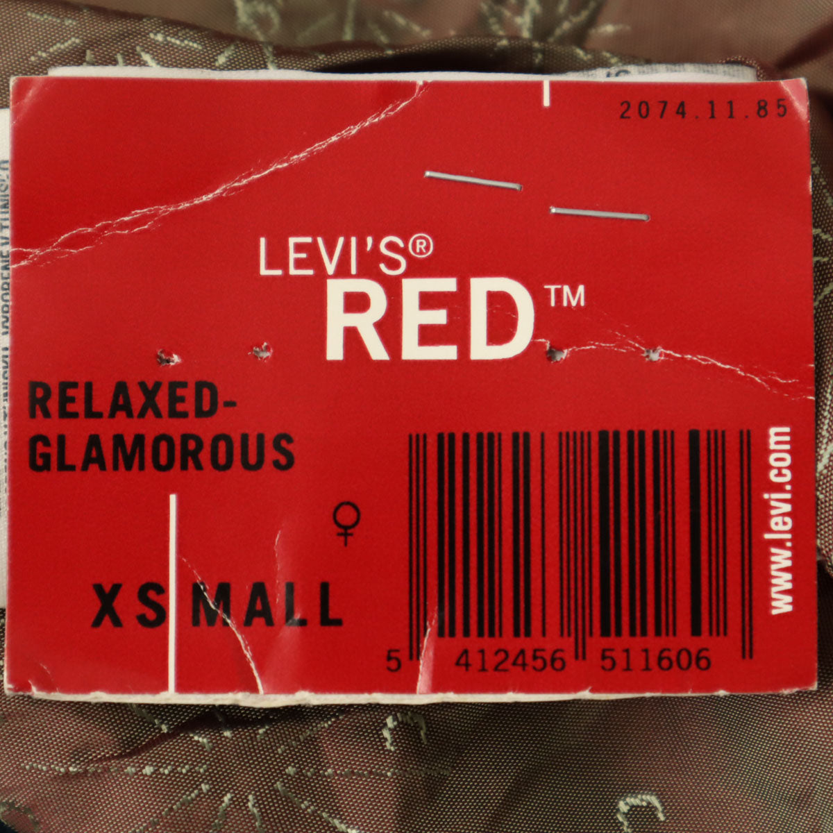 Levi's RED リーバイスレッド 80s ヴィンテージ ロング デニム ポンチョ XS ブルー系 レディース