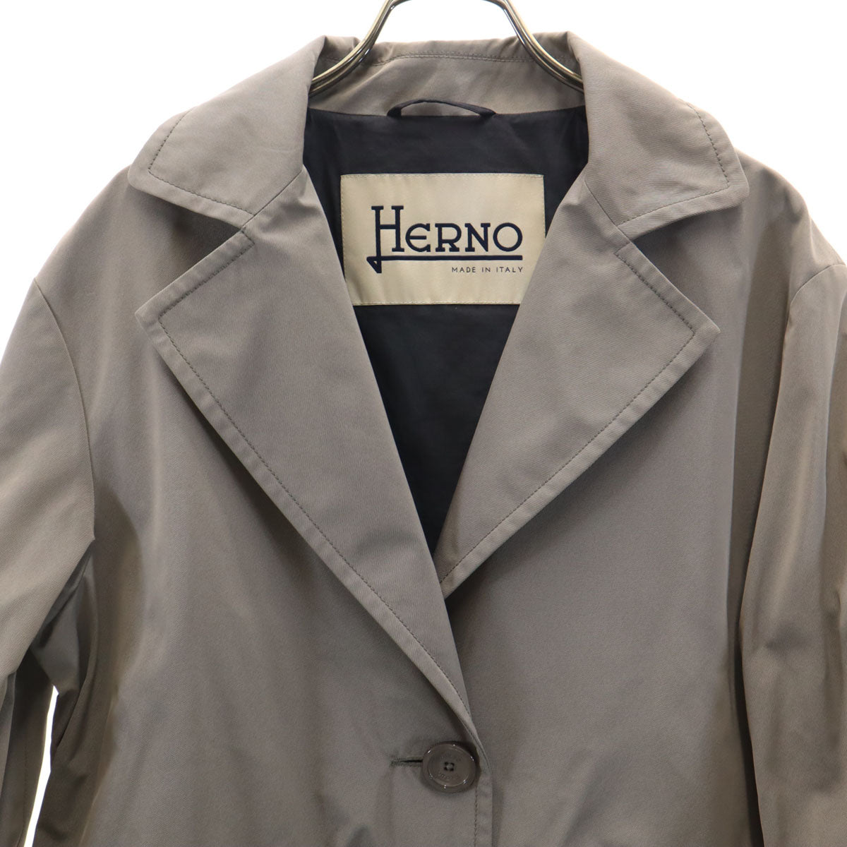 Herno ヘルノ イタリア製 コート 42 グレー系 レディース