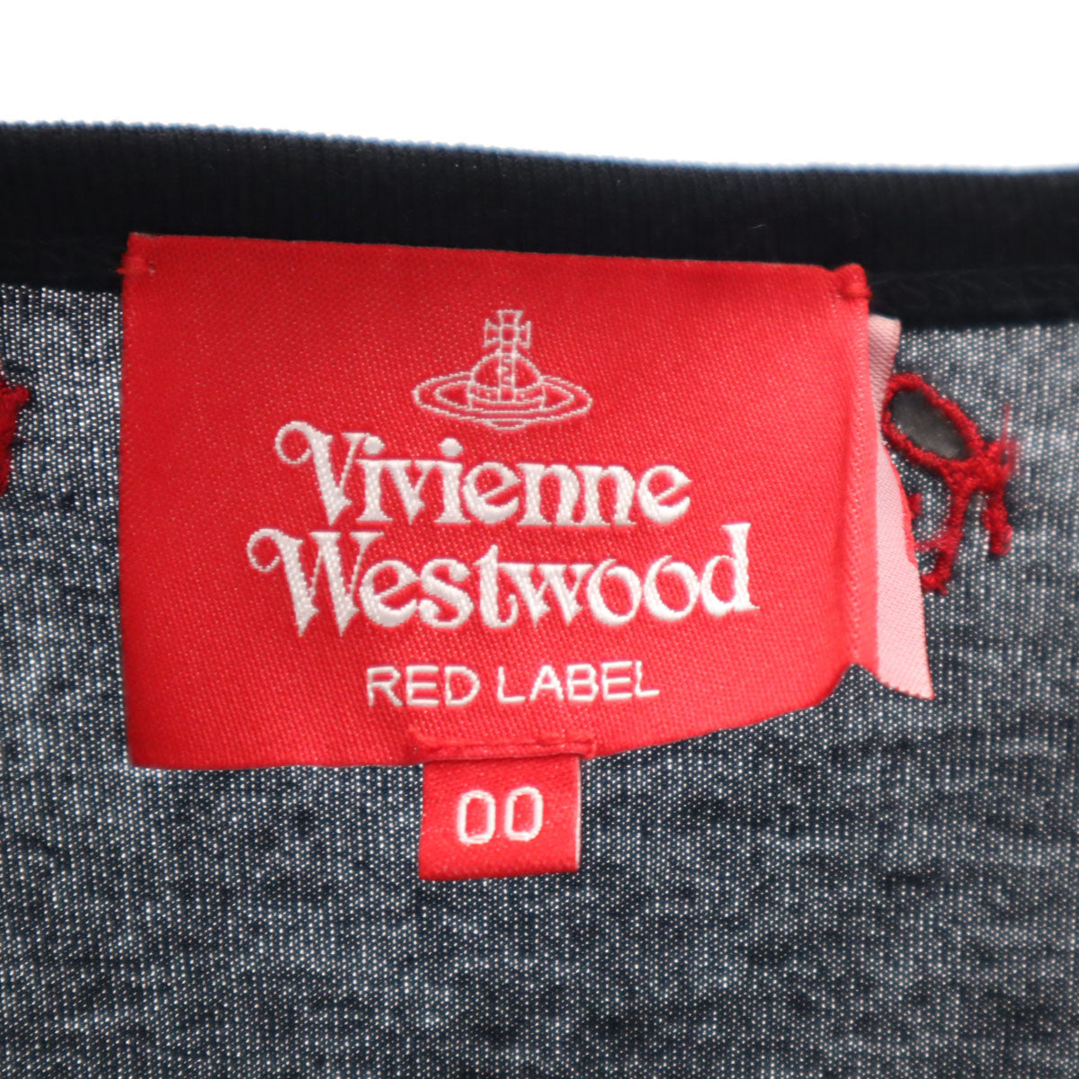 Vivienne Westwood RED LABEL ヴィヴィアンウエストウッドレッドレーベル 日本製 長袖 ワンピース 0 0 黒 レディース