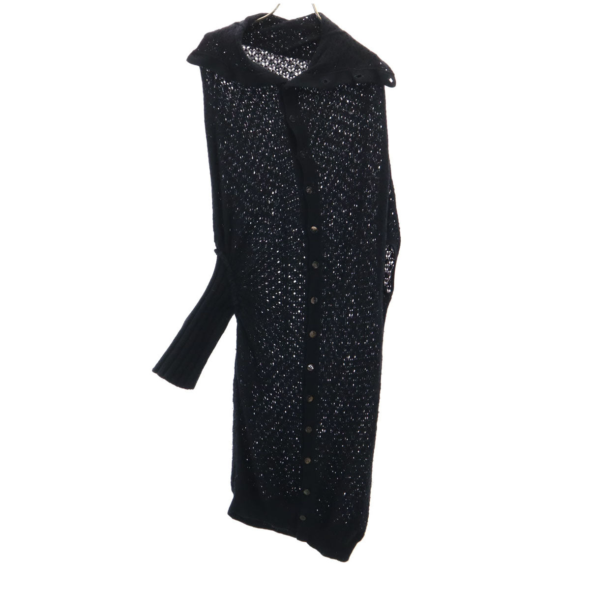 ワイズ Y's 黒 クルーネック/ノースリーブ/ロング ワンピース ワイズ Y