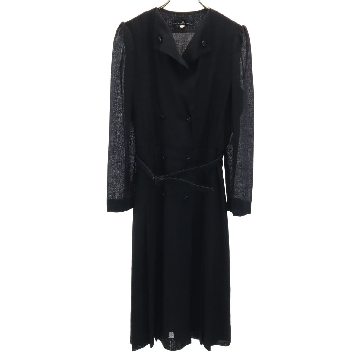 GIVENCHY ジバンシィ 90s オールド ワンピース 10 黒 HI FORMAL フォーマル レディース