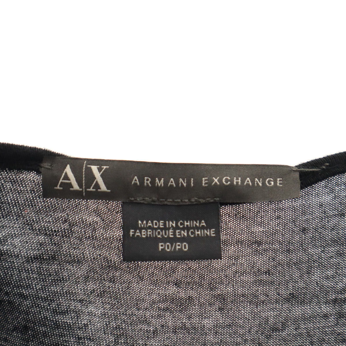 ARMANI EXCHANGE アルマーニエクスチェンジ ノースリーブ ウエスト切り替え ロングワンピース P0 黒系 レディース