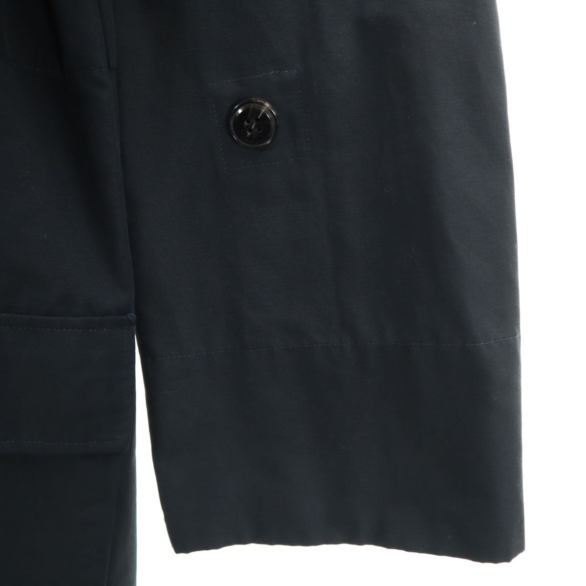 MAX&CO マックスアンドコー ロングコート 38 ダークネイビー フード レディース