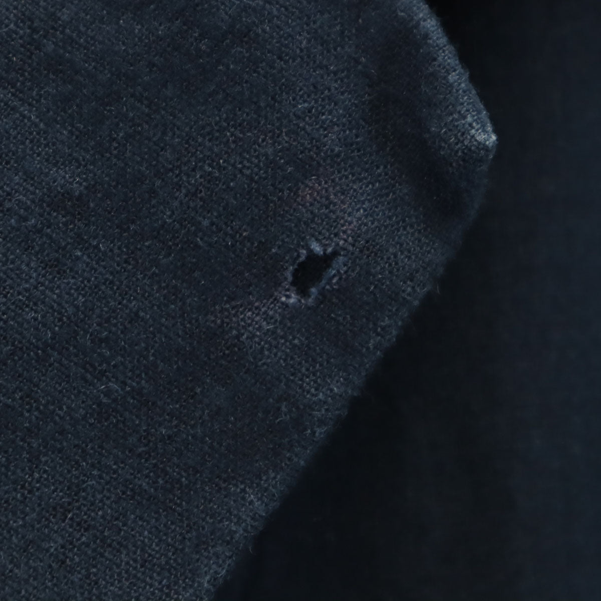 GANRYU ガンリュウ Comme des Garcons 日本製 リネン オープンカラー コート S ネイビー系 メンズ